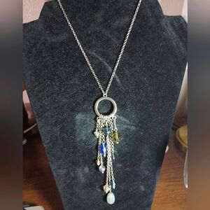 Lia Sophia Silver Tone Vintage Necklace